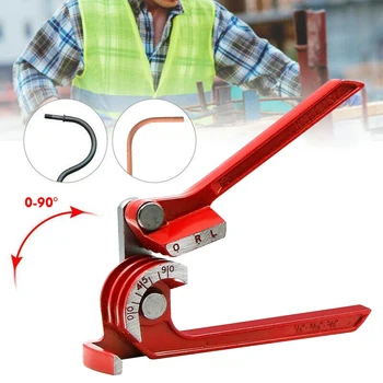 

90°Heavy Duty Tube Bender Curving Pliers 3 IN 1 for bending 1/4”(6.35mm) 5/16”(7.9mm) 3/8″(9.5mm) Pipe