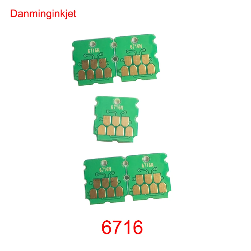 5 шт. чип T6716 для резервуара технического обслуживания Epson C579R M5299 M5799 C5710 C5790 C5290 C5210