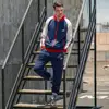 Conjunto de 2 piezas de ropa deportiva para hombre, chaqueta y pantalones deportivos con dibujo para hombre, chándal de talla S-5XL ► Foto 2/6