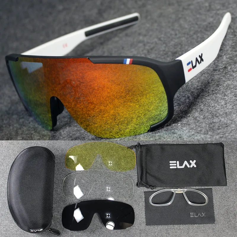 ELAX бренд 4 Lenes новые модные наружные велосипедные очки Mtb спортивные солнцезащитные очки для велоезды UV400 велосипед велосипедные очки
