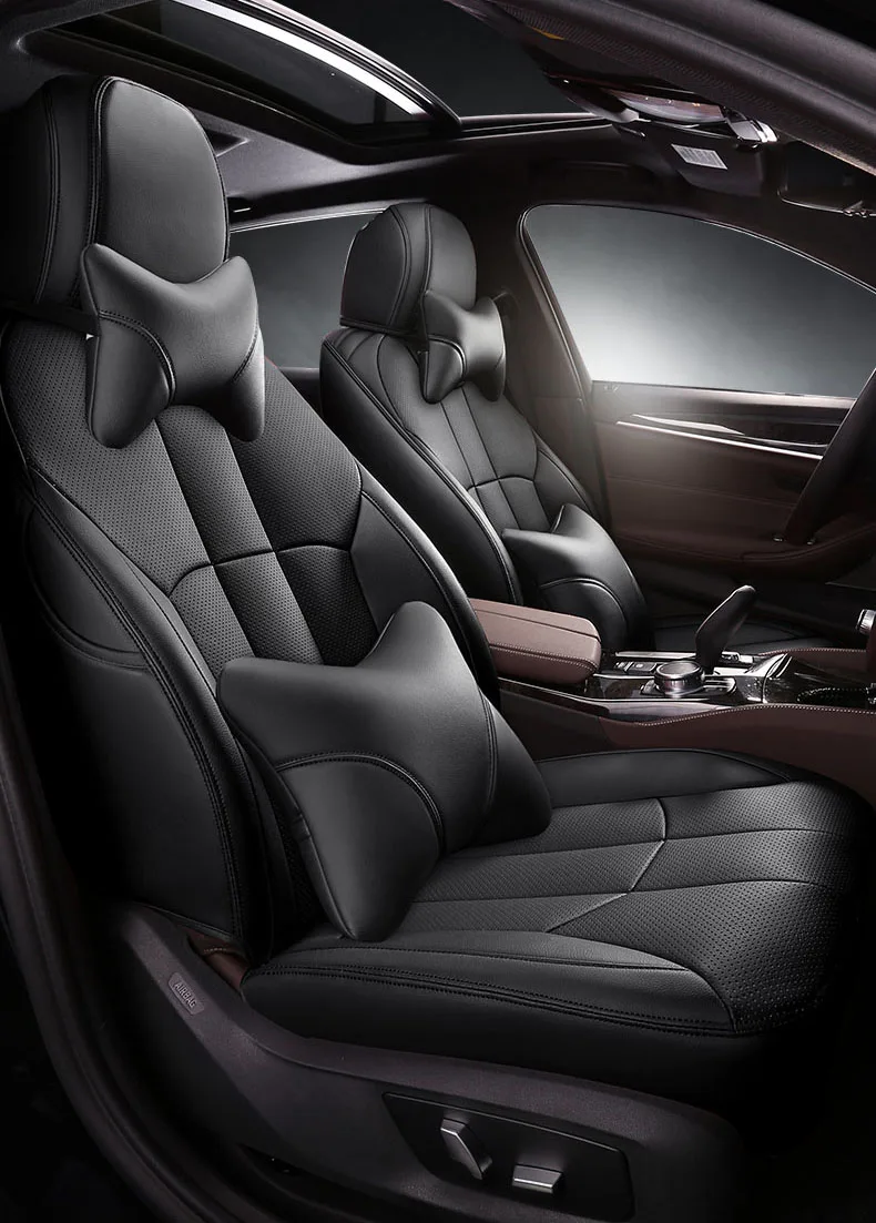 Кожаные чехлы на сиденья автомобиля VOLVO XC70 S60 S80 XC60 V40 V60 C30 C70 XC90 S90 XC CLASSIC XC40 S40|Чехлы