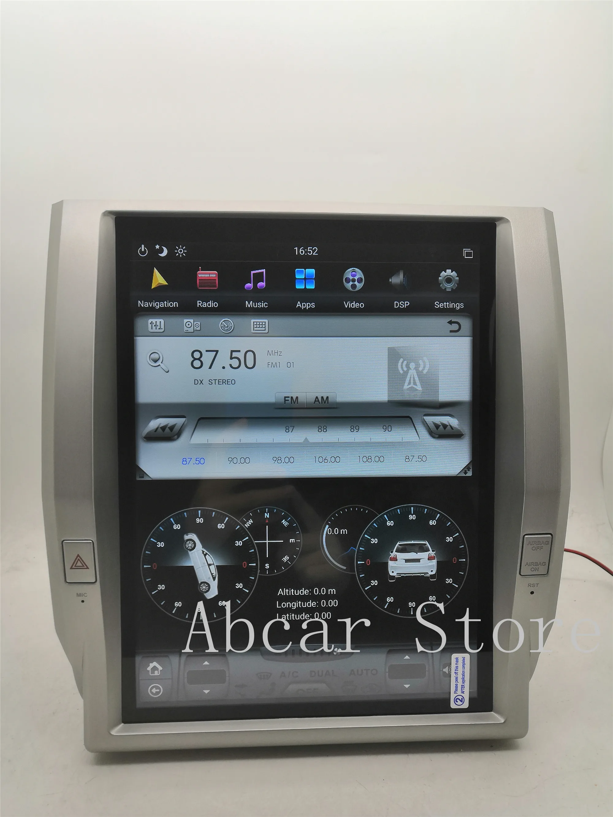 12 1 ''Tesla style Android 9 0 автомобильный dvd плеер GPS навигация для Toyota tundra 2011 2017 PX6 стерео