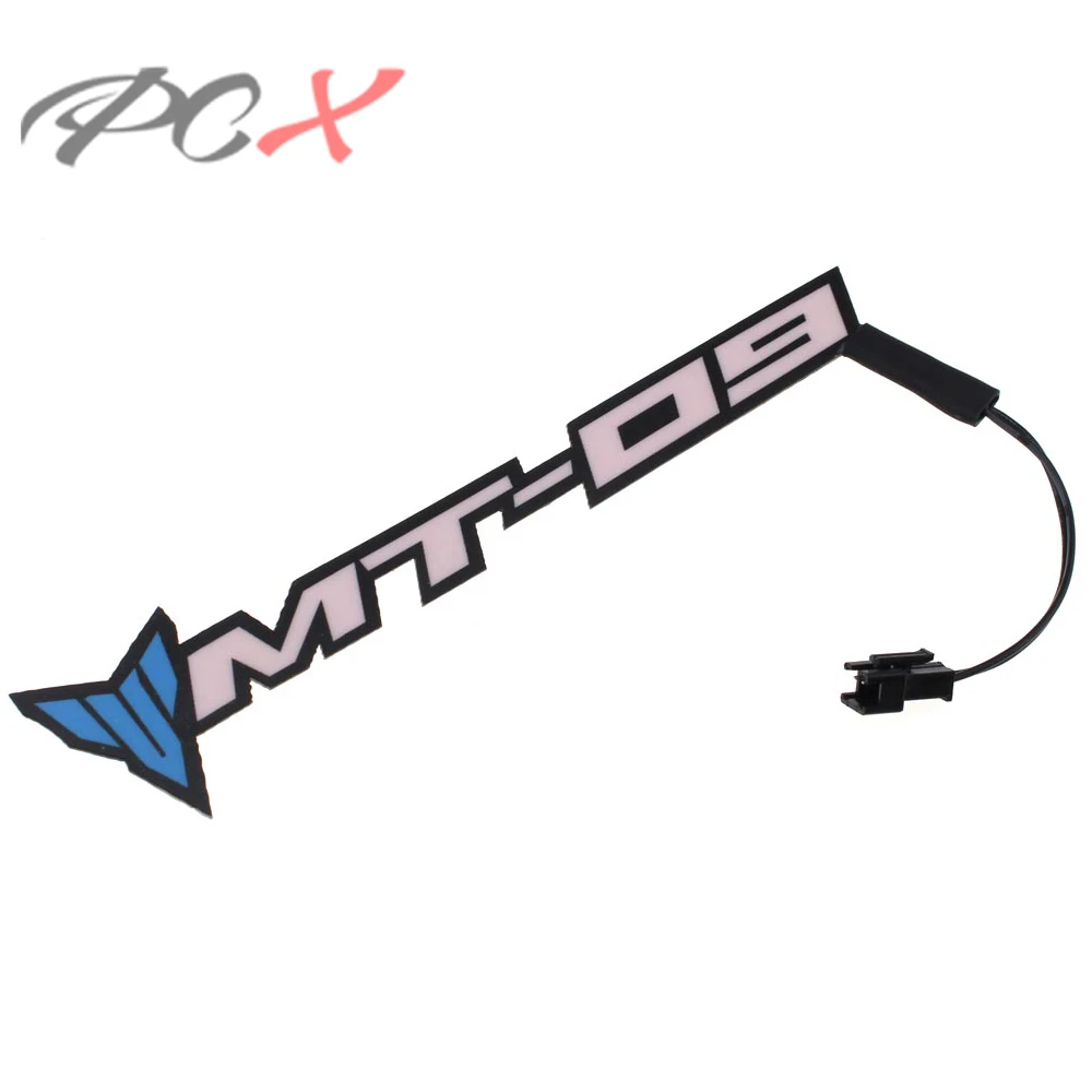 

Motorcycle Fairing Kit Body Side Stickers Badge Cold Light for YAMAHA MT-09 MT09 Tracer FZ-09 FJ09 2014-2020