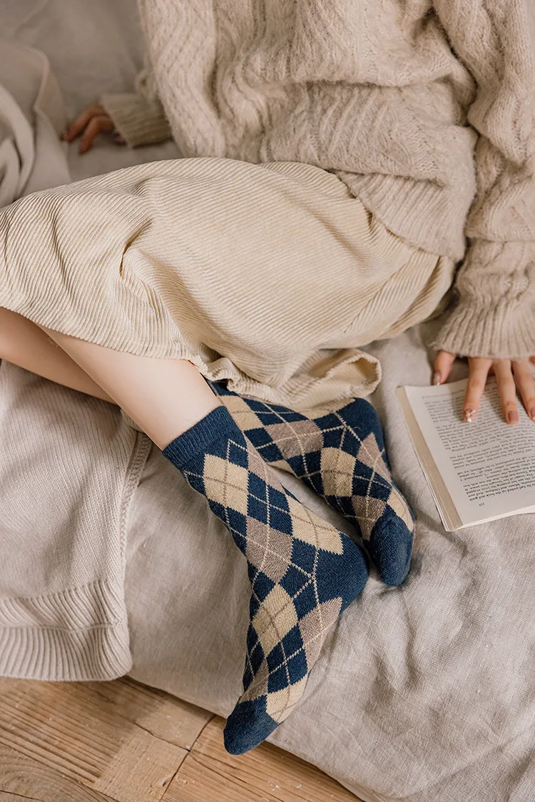 H8172e98a8b014b46b21f1b21a4ad732bD - Diamond Wool Stockings Thickened Warm Socks Wholesale - Wholesale Gym Clothing Manufacturer| Worldwide Delivery