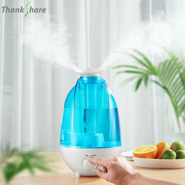 Ultrasonic Air Humidifier Mini Aroma Humidifier Air Purifier With LED Lamp 4L Humidifier Portable Mist Maker For Home Office 1