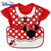 Cute Baby Bibs EVA Waterproof sleeveless Lunch Disney Feeding Bibs Baby Cartoon Feeding Cloth Children Baby Apron 3