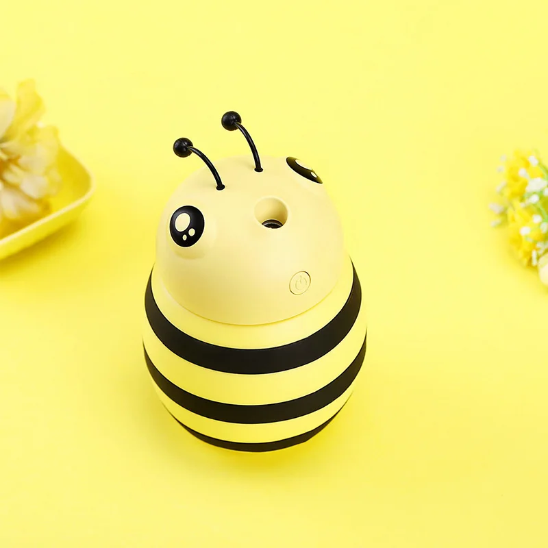 

Little Bee Humidifier Mini Colorful Night Light Breathing Light Humidifier USB Mute Home Air Purification Water Humidifier