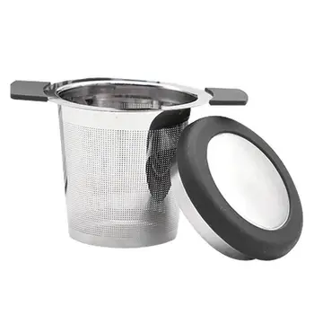 

1pcs High Quality Isolate Tea Dregs Isolate Tea Dregs Kitchen Utensils Tea Strainer With Lid