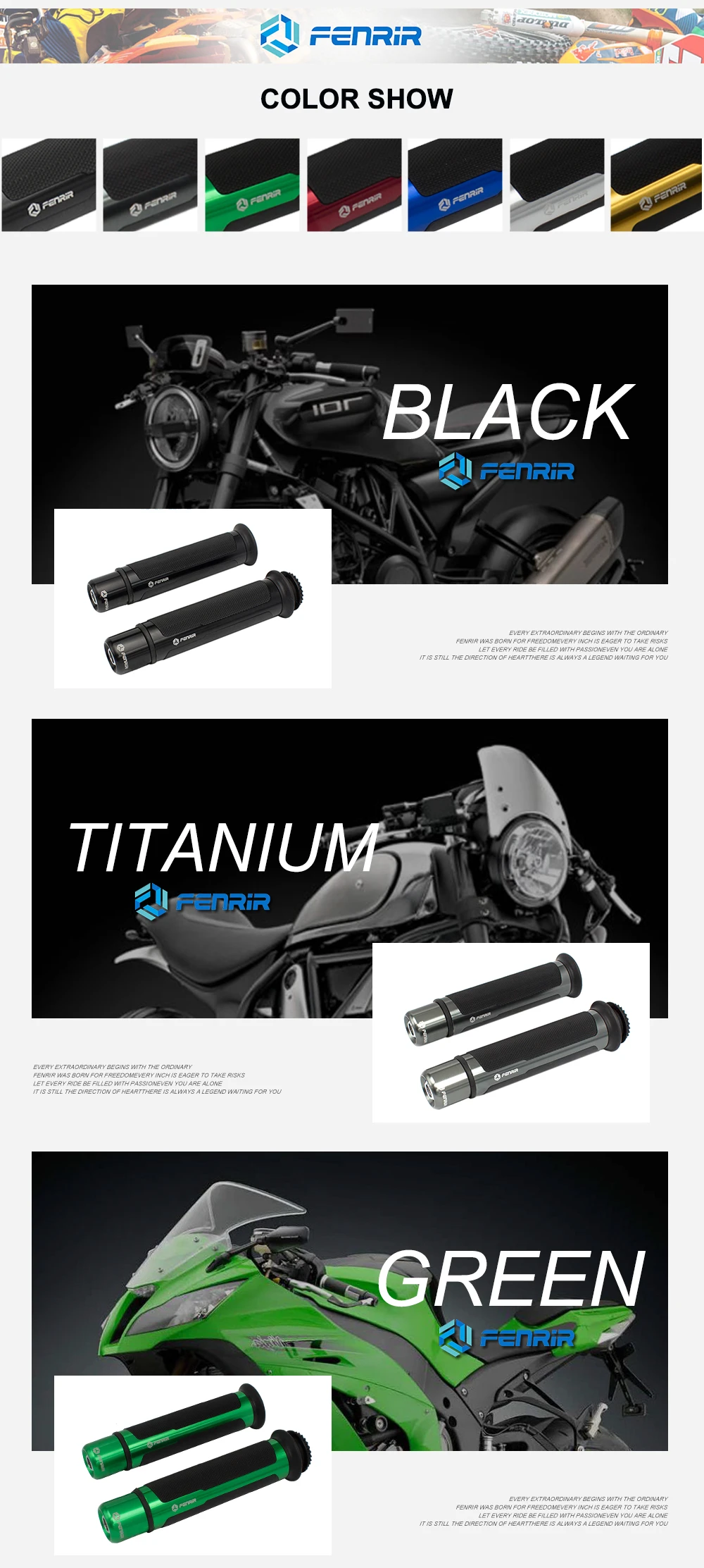 Универсальный 7/8 ''22 мм ЧПУ мотоциклетные ручки гоночные ручки руля для KTM Honda kawasaki Yamaha Suzuki Ducati Hyosung BMW