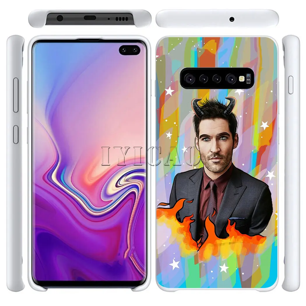 Жесткий чехол с американским ТВ Люцифером для samsung Galaxy S10e S10 S9 S8 Plus S6 S7 Edge, чехол для samsung Note 9 8 10 Plus 10 Plus