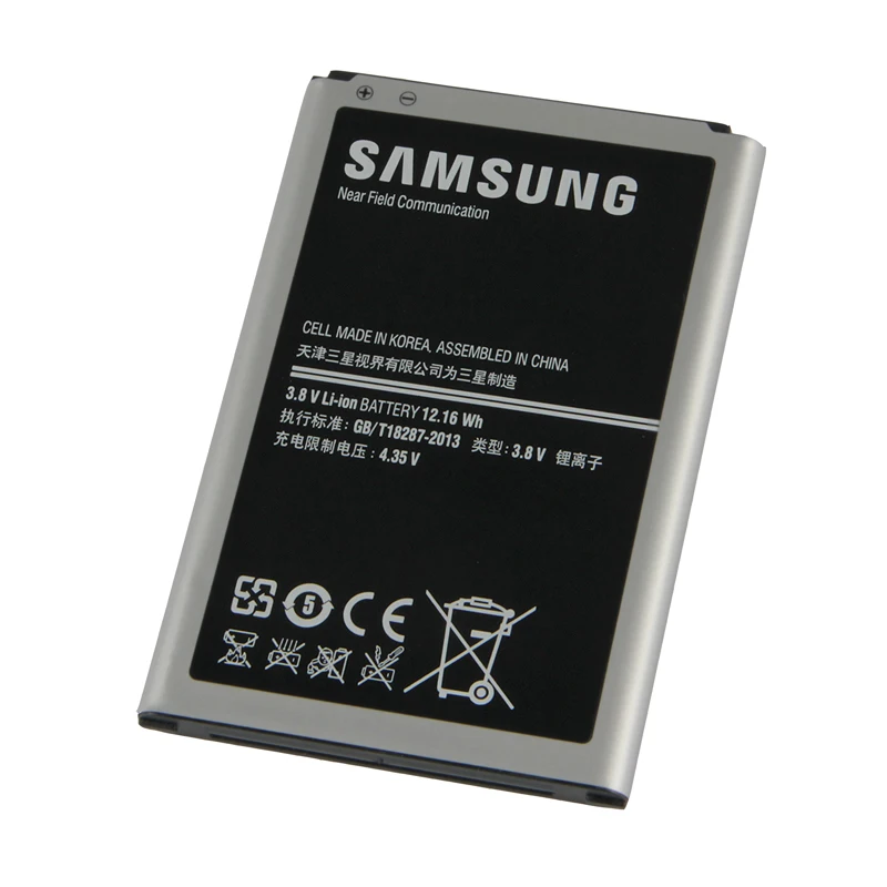 Оригинальная батарея samsung высокого качества B800BC для samsung GALAXY NOTE 3 N9008 N9002 N9005 N900 N9009 N9006 B800BE NFC 3200mAh