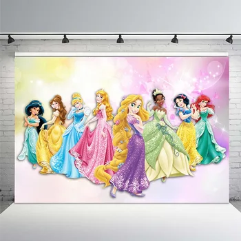 

Photography Backdrop Tangled Rapunzel Princess Backdrop for Girl Birthday Party Background for Photo Studio 7x5FT Vinyl