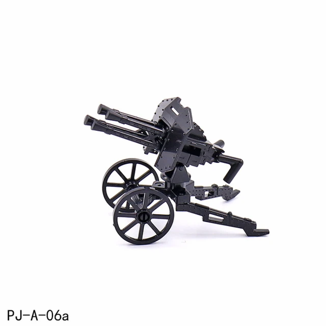 Friends Building Blocks Military Series Machine Guns Cannon Weapon DIY Building Blocks Children's Toys Blocks Accessories 1PCS