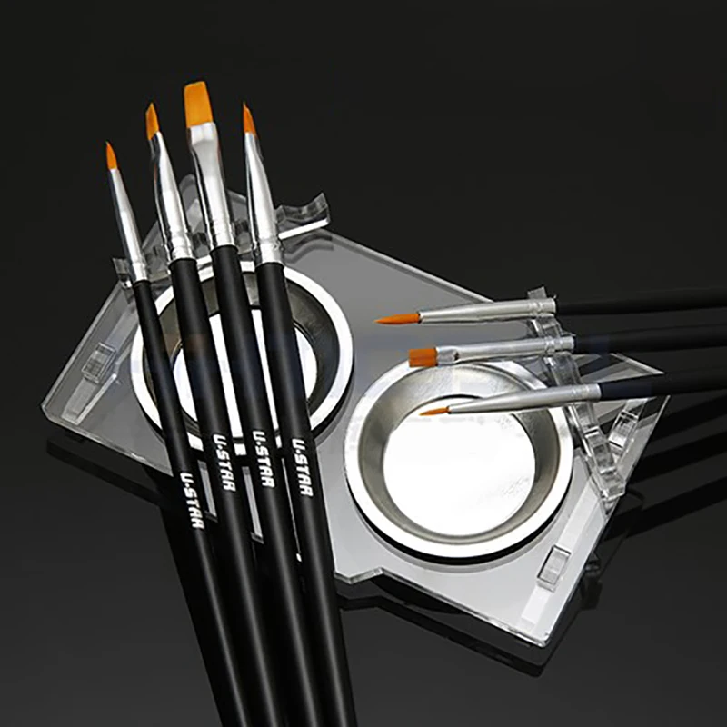 

Цветная ручка и палитра USTAR для раскрашивания костюма, военная модель, инструменты ручной работы «сделай сам», аксессуары для хобби, моделирование раскрашивания