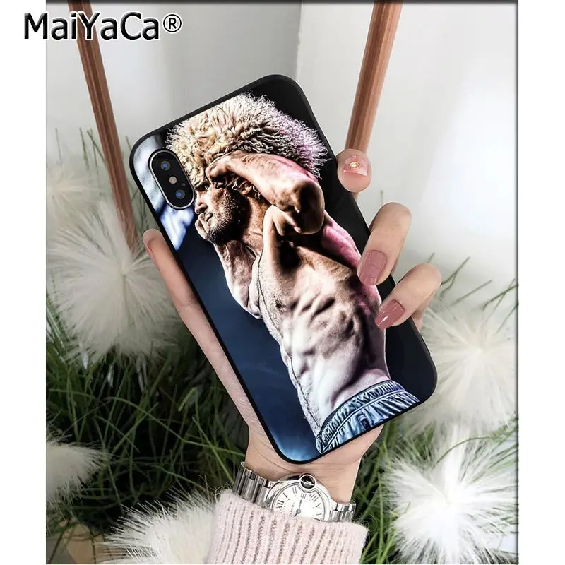 MaiYaCa khabib nurmagomedov UFC мягкий чехол для телефона из ТПУ для iPhone 6S 6plus 7plus 8 8Plus X Xs MAX 5 5S XR 11 11pro max