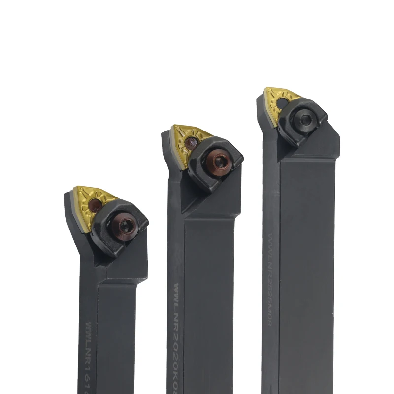 External Triangular Turning Tool Holder Set – CNC Lathe Tool Holder with WNMG08 Carbide Inserts for External Turning, Facing & Profiling 2