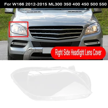 

for Mercedes Benz W166 2012-15 ML-Class Car Side Headlight Clear Lens Cover Head Light lamp Lampshade Shell