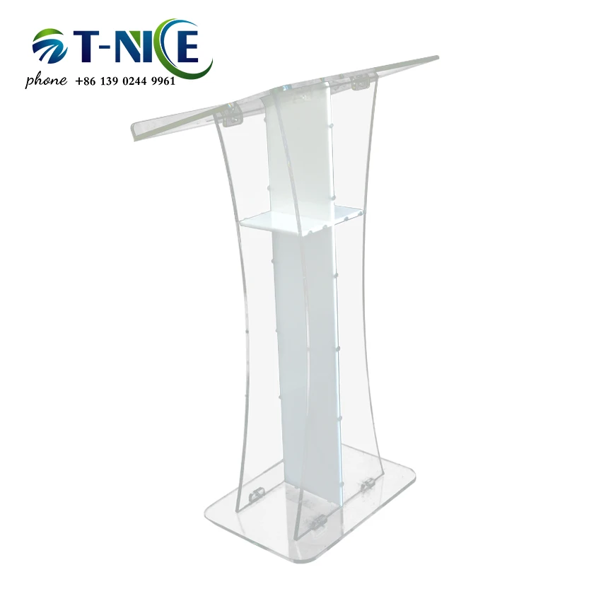 AKLIKE The New Design Pulpit Cheap Lectern Cross Church Platform Ceremony Prayer Podium