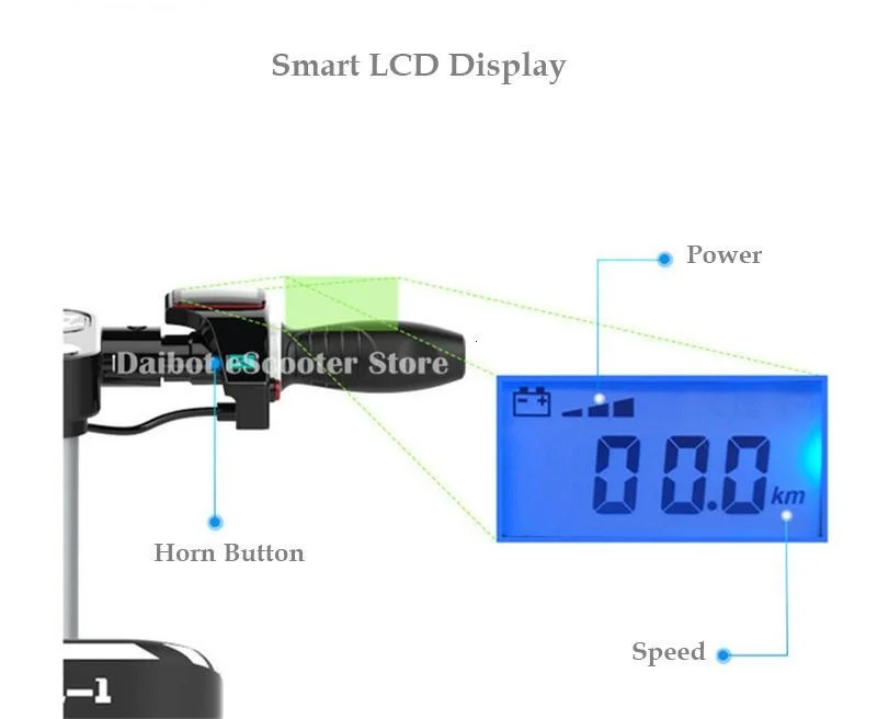 Daibot 3 Wheel Electric Scooter Mini Electric Bicycles 10 Inch 350W 36V Quick Foldable Portable Electric Bikes Adults Women (26)