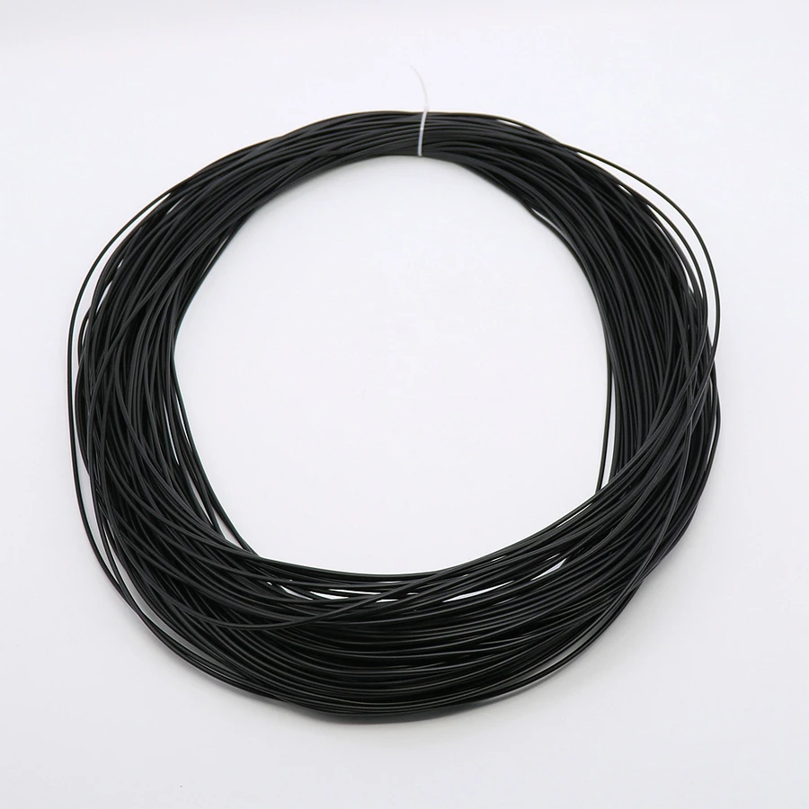 500g Pe Rattan Black Weaving Material Circular Rattan Synthetic Plastic