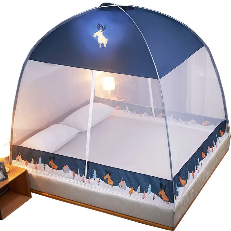 Yurt москитная сетка Портативная установка-Бесплатная Автоматическая полоса