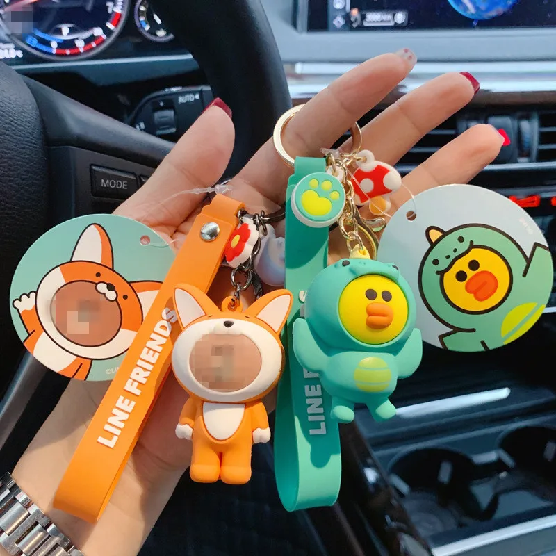 2019 Носки с рисунком медведя из мультика брелок милым динозавром Пингвин Тигр для