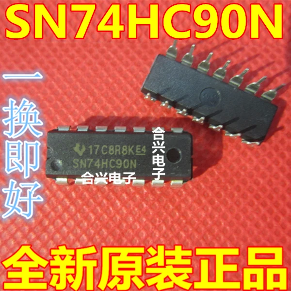 SN74HC90N 74HC90 Quad Core 2-Вход являются NAND ВОРОТА чип СКМ интегральные схемы ИС |