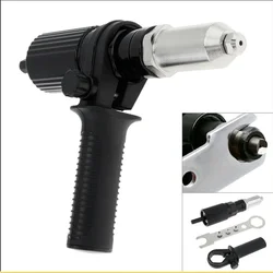 Rivet électrique pistolet à écrou, outil de rivetage sans fil, perceuse de rivetage adaptateur pistolet à ongles avec tête de Rivet 2.4mm 3.2mm 4.0mm 4.8mm 