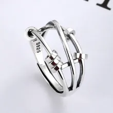 

Dainty Anxiety Ring for Women Adjustable Minimalist Fidget Ring in S925 Sterling Silver Cute Birthday Gift for Her Dropshipping