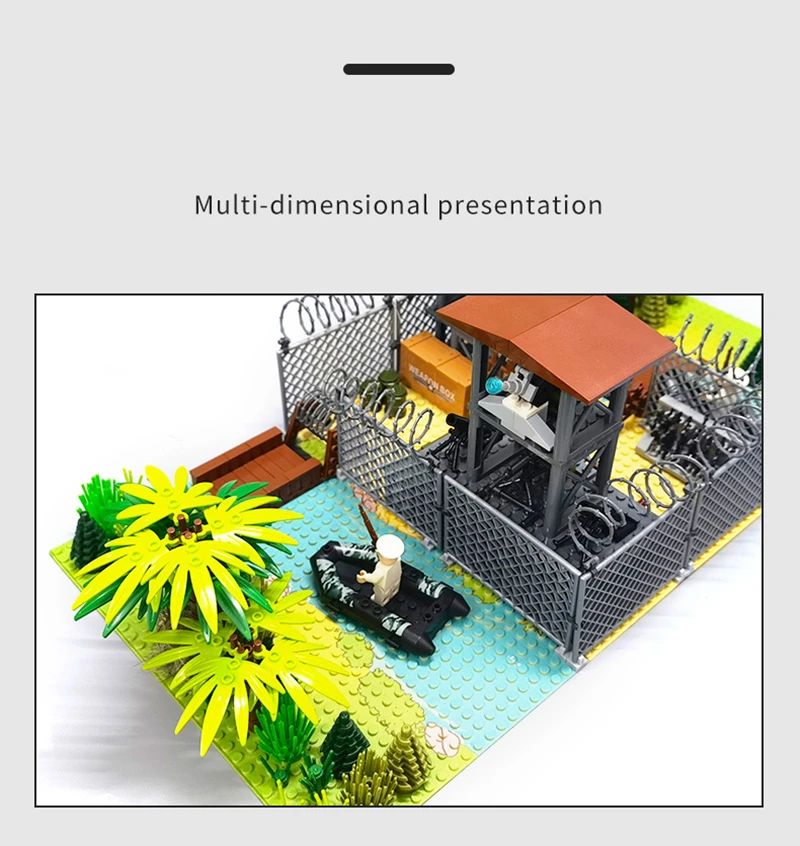 Blocos de Construção para Crianças Soldados para Crianças Base Militar Técnica Compatível Meninos Brinquedo Construção Tijolos Presente Aniversário Ww2 4 Computers & Electronics