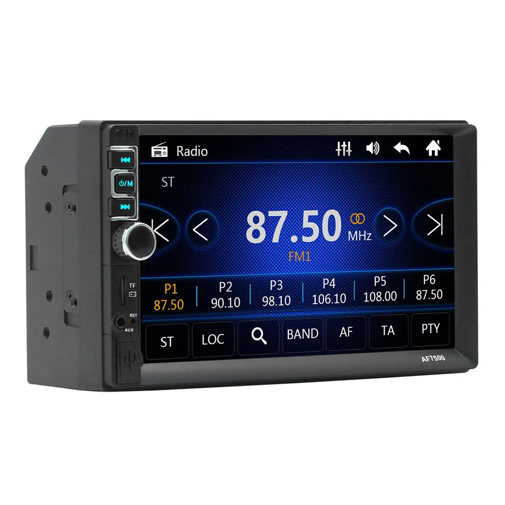 Vehemo AUX 1080P Авто MP5 плеер Автомобильный MP5 Bluetooth прочный задний вид TF Автомобильный Bluetooth MP5 сенсорный экран дистанционное управление