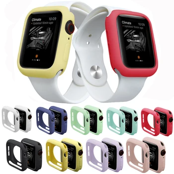 

Cover For Apple Watch band 5 4 case 44mm 40mm iWatch strap 3 2 case 42mm 38mm Shockproof Screen Protector