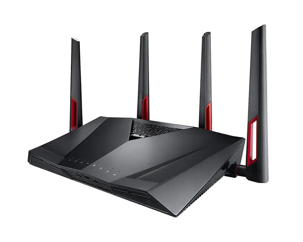 5 mejores Wi-Fi de Router ASUS RT-AC88U Original WiFi Router802.11ac 3167Mbps actualizable Merlín M