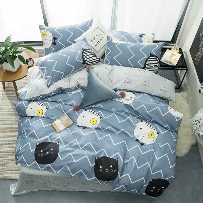 

Solstice Home Textile Autumn Dark-color Flower Series Bed Linens 4pcs Bedding Sets Bed Set Duvet Cover Bed Sheet Mans Cover Set