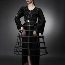 Черные юбки в готическом стиле из искусственной кожи, женские сексуальные открытые прозрачные сетчатые свободные юбки в стиле пэчворк, популярные женские юбки для ночного клуба