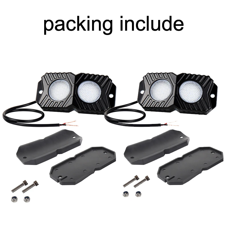 18w 12v Ambient light waterproof under car light for Off-road Motorcycle auto part accessories