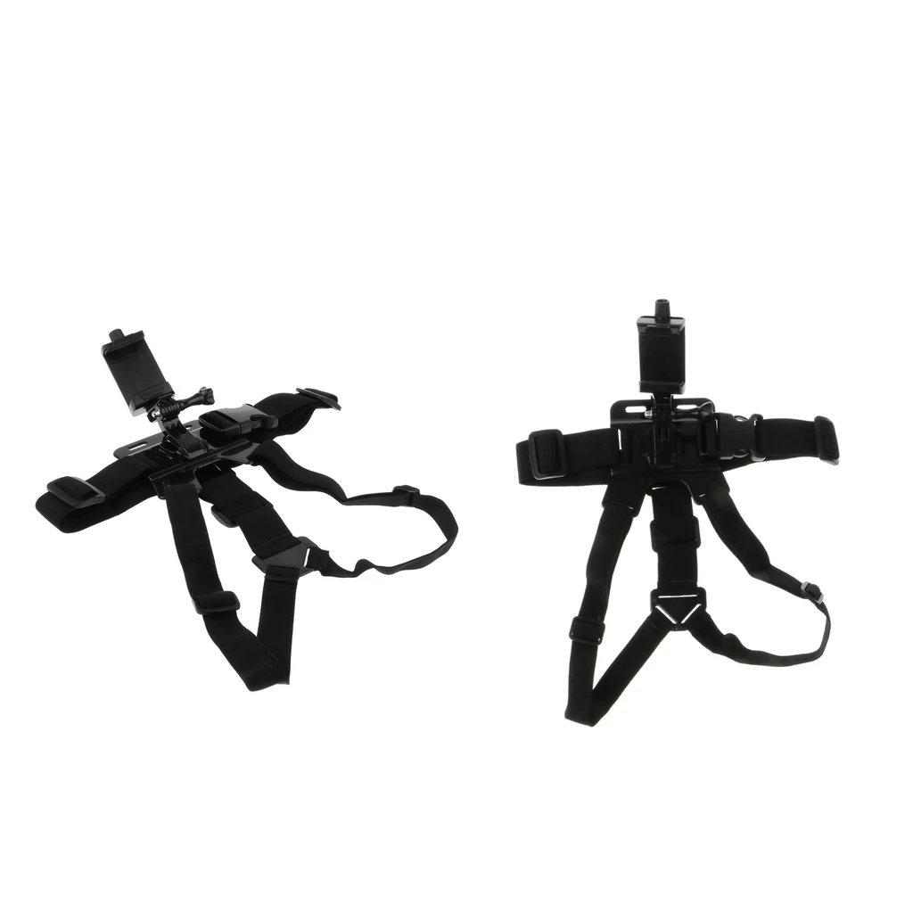 2Pcs Mobile Phone Chest Mount/ Harness Strap/ Holder Cell Phone Clip for Smart Phone