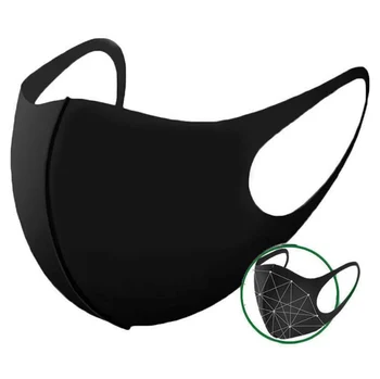 

Washable Earloop Face Breathing Mask Cycling Anti Dust Environmental Mouth Mask Respirator Black Mask for Adult Kids Children