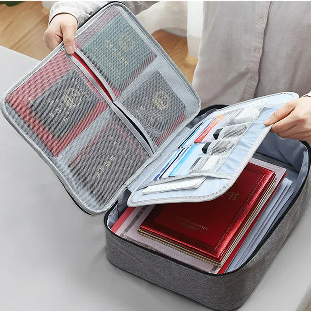 Новая Водонепроницаемая холщовая ультравместительная Сумка для документов