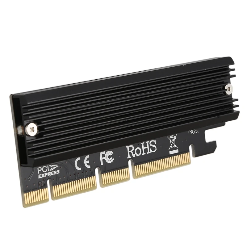 M.2 Nvme Ssd Ngff к Pcie 3,0X16 адаптер M ключ интерфейсная карта+ радиатор поддержка Pci Express 3,0X4 Размер 2230-2280 M.2 полный Spe