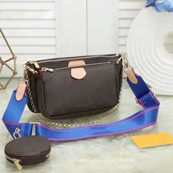 

Women Set Handbag Bags Three-in-one Luxury leather Shoulder Bags and Multi-function Soft Bag Messenger 3Pcs Crossbody Purs