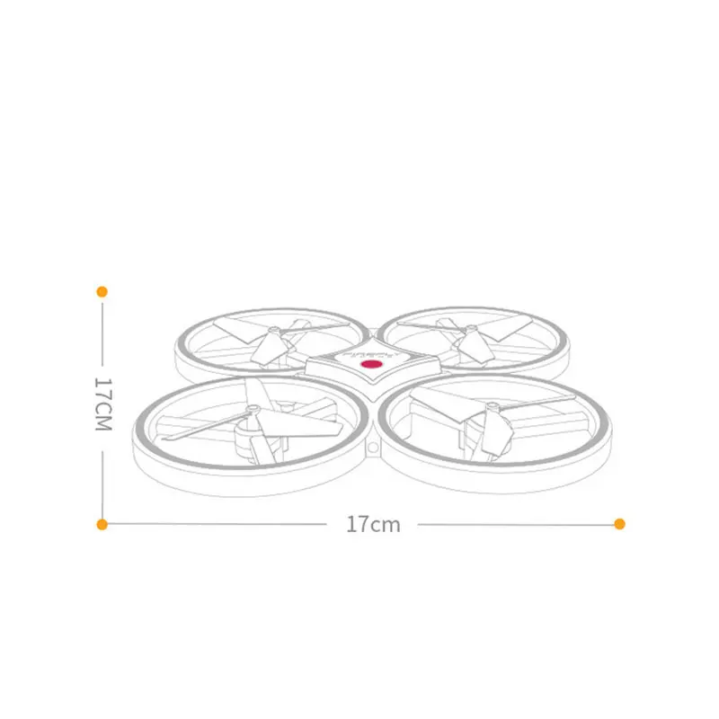 Дистанционное зондирование жесты самолета Мини Квадрокоптер индукционный Дрон Смарт часы фосфоресцирующие взаимодействие НЛО соматосенсорный подарок Рождество