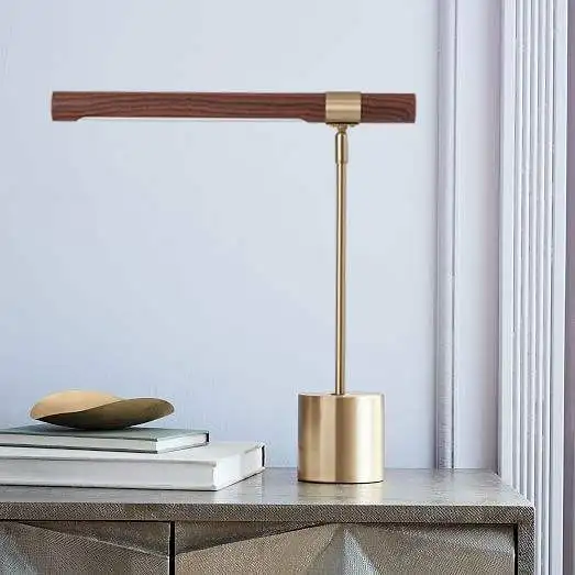 

Designer Soft Outfit Model House Hotel Desk Lamp Light Luxurious Can Adjust Grain Study Bedside Decoration Lamps And Lanterns