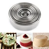 14pcs/Set Stainless Steel Round Cutter Cookie Moulds Biscuit Cutter Circle DIY Mousse Cake Dessert patisserie Decorating Tool ► Photo 1/6