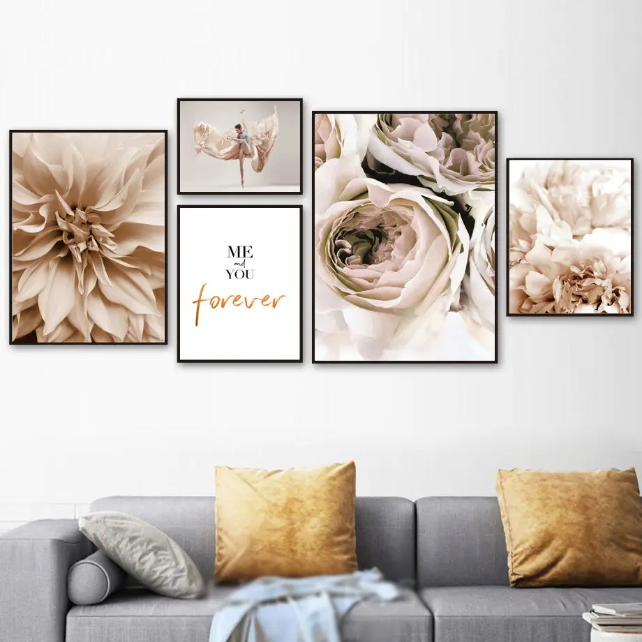 Peony-Flower-Leaf-Plant-Dance-Woman-Quote-Wall-Art-Canvas-Painting-Nordic-Posters-And-Prints-Wall (1)