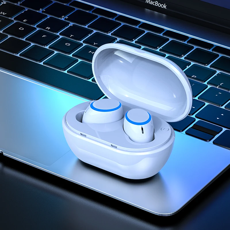 Wireless Earbuds Bluetooth 5.0 TWS Stereo Headphones with Portable Charging Case Touch Control in-Ear Earphones Headset | Электроника