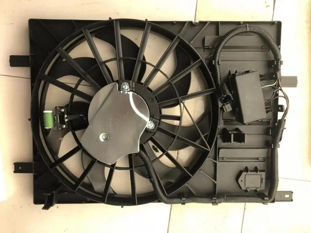 1set Radiator cooling fan assy. for Chinese SAIC ROEWE 550 MG6 1.8T 1.8L engine autocar motor parts 10030493 | Автомобили и