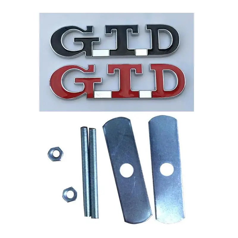 Металлическая Передняя решетка гриль эмблема GTD значок эмблема наклейка