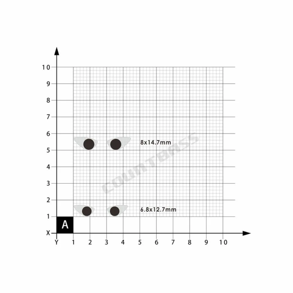 100 шт. 2D лазерные рыболовные глаза для приманки свинцовых джигов altwater slow jigs