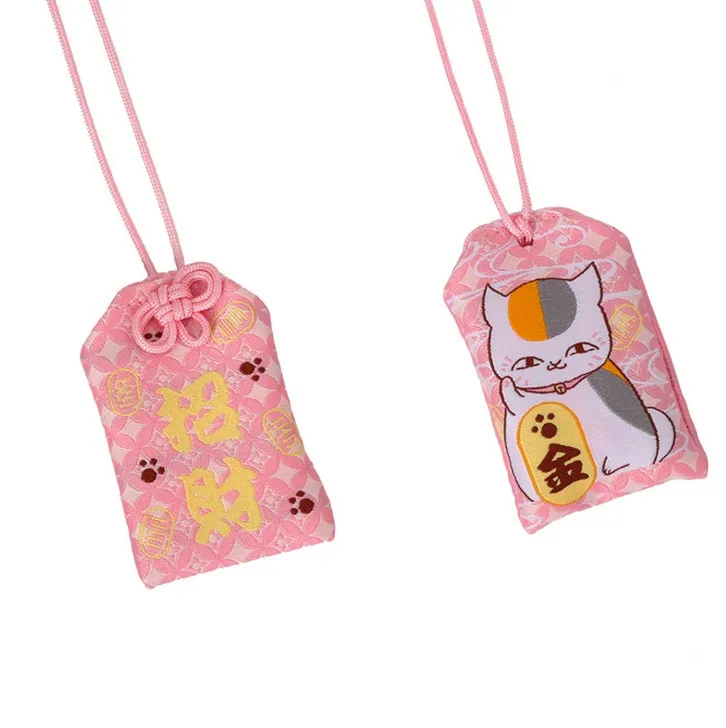 1 шт. Kawaii традиционный Omamori Natsume Yuujinchou Любовь Удача защита от ДТП Здоровый кулон брелок милый подарок